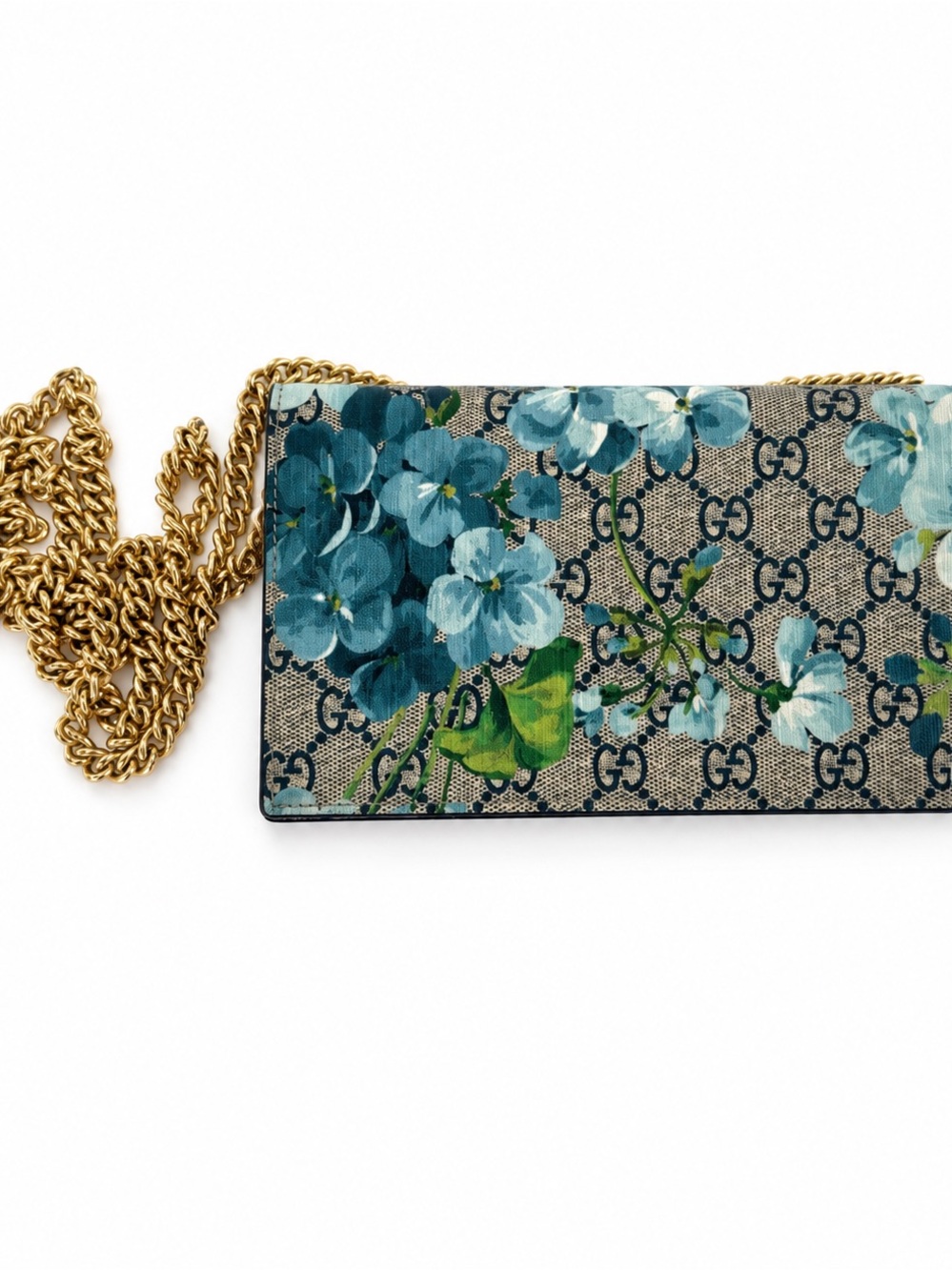 Gucci Chain Wallet
GG Supreme Blooms Mini Blue
